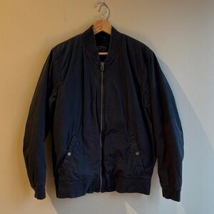 Abercrombie & Fitch Black Bomber Jacket